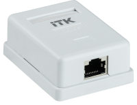 ITK Настенная информационная розетка RJ45 кат.5E FTP 1-порт