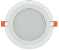 Светильник светодиодный ДВО 1621 со стеклом круг 12Вт 4000К IP20 IEK