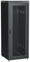 ITK LINEA N Шкаф сетевой 19" 42U 800х800мм перфорированная передняя дверь задняя металлическая черный