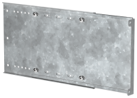 FORMAT Перегородка секционирования вертикальная для вертикального шинного отсека 200х400мм в шкаф глубиной 800мм IEK