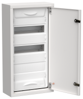 TITAN 5 Корпус металлический ЩРн-36 (1х36) 585х310х140мм IP31 белый (одна дверь) IEK