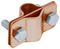 Зажим соединительный параллельный пруток-стержень медь IEK