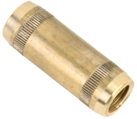 Муфта соединительная d=22мм латунь IEK