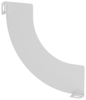 Перегородка разделительная 80мм поворота вертикального внутреннего 90град RAL 9016 IEK