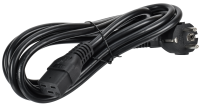 ITK Кабель электропитания PDU сечением 3х1,5 3М с разъёмами C19 и Schuko
