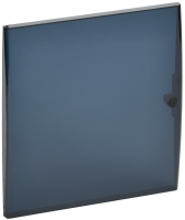 TEKFOR Дверца для корпуса пластикового ЩРН(В)-П-24 IP41 черная прозрачная IEK