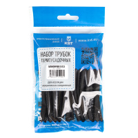 Набор термоусадочных трубок Монохром 5/2.5 (черн) в нарезке по 100мм (КВТ)