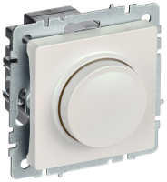 BRITE Светорегулятор поворотно-нажимной 600Вт СС10-1-0-БрЖ жемчуг IEK