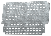 FORMAT Перегородка секционирования монтажной панели задняя горизонтальная 800х400мм в шкаф глубиной 800мм IEK