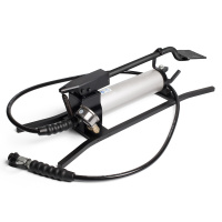 Помпа гидравлическая ножная ПМН-7012А серия ПРОФИ с алюминиевым маслобаком объемом 1,2 л (КВТ)