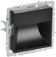 BRITE Подсветка светодиодная встраиваемая ПЛ20-БрЧ черный IEK