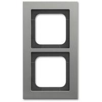 2562.14 - Рамка 2-п.,axcent, металл, платина