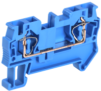 Клемма пружинная КПИ 2в-4 41А синяя IEK