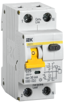 KARAT Автоматический выключатель дифференциального тока АВДТ 32 C25 30мА тип A IEK