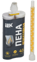 Пена полиуретановая огнестойкая двухкомпонентная ИНЗАПЕН-П 380мл (картридж) IEK