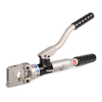 Пресс гидравлический ручной ПГРс-240А серия ПРОФИ для опрессовки неизолированных наконечников и гильз с клапаном АСД из алюминиевого сплава (КВТ)