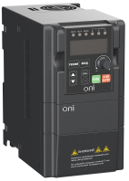 Преобразователь частоты A150 220В 1Ф 0,4кВт 3А ONI
