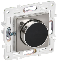 SKANDY Термостат электронный с индикацией SK-T01N металл никель IEK