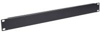ITK Фальш-панель 1U черная