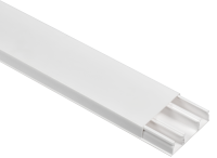 DLPlus Кабель-канал плинтусный 60х16мм трехсекционный белый IEK