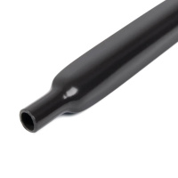 Высокотемпературные фторопластовые термоусадочные трубки с коэффициентом усадки 2:1 ТТ-150-12.7/6.4, черн (КВТ)