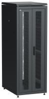 ITK LINEA N Шкаф сетевой 19" 33U 600х800мм двери передняя перфорированная задняя двустворчатая перфорированная черный