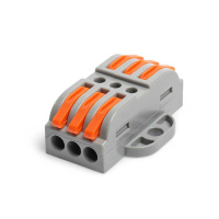 Клемма проходная СМК 223-2413 с мотажной площадкой (КВТ)