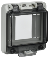 Крышка защитная для выреза в шкафу пластик 4 модуля IP66 IEK