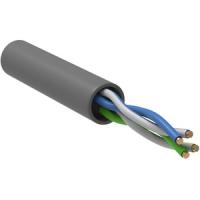 ITK Витая пара U/UTP 5E 2х2х24AWG solid PVC серый (305м) РФ