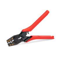 Пресс-клещи ПК-16у серия ПРОФИ (кримпер) для опрессовки неизолированных наконечников усиленные (КВТ)