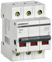 Выключатель нагрузки (мини-рубильник) ВН-32 3Р 100А GENERICA