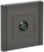 FORTE&PIANO Розетка TV проходная FP329 серый IEK