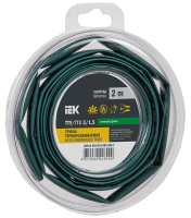 Трубка термоусадочная ТТУ нг-LS 3/1,5 зеленая (2м/упак) IEK