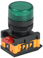 Лампа AL-22TE сигнальная d22мм зеленый неон/240В цилиндр GENERICA