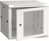 ITK Шкаф LINEA W 6U 600х600мм дверь перфорированная серый RAL7035