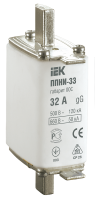 Плавкая вставка предохранителя ППНИ-33 габарит 00С 32А IEK