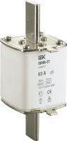 Плавкая вставка предохранителя ППНИ-37 габарит 2 63А IEK