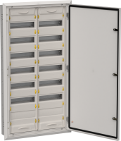 TITAN 5 Корпус металлический ЩРв-168 (2х84) 1130х625х130мм IP31 серый (одна дверь) IEK