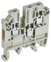 ARMAFIX Клемма винтовая CTS-MC 3 вывода 4мм2 серая IEK