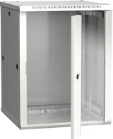 ITK Шкаф LINEA W 12U 600х600мм дверь стекло серый RAL7035