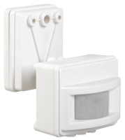 Датчик движения ДД-017 1100Вт 120град 12м IP44 белый IEK