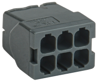 Строительно-монтажная клемма СМК 772-246 компактная с пастой (4шт/упак) IEK