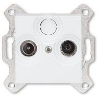 2CHH083607A6003 - Розетка TV-R, проходная, 7дБ, Levit, белый