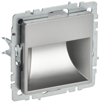 BRITE Подсветка светодиодная встраиваемая ПЛ20-БрС сталь IEK