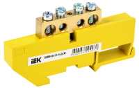 Шина PE "земля" на DIN-изол ШНИ-8х12-4-Д-Ж IEK