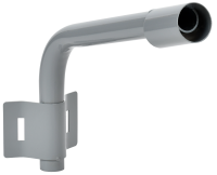 Кронштейн КР-1 D=48мм L=350мм под монтажную ленту 1 хомут серый IEK