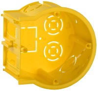 Коробка установочная СЗ сборная для твердых стен D=68х45мм (оконечная) IEK