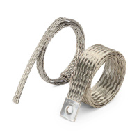 Провод заземления ПМЛ 10-400 НК длиной 400мм с наконечником для монтажа муфт (КВТ)