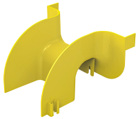 ITK Выход оптического лотка 90мм с крышкой для 120х240мм