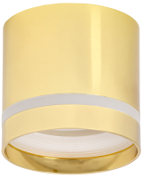 Светильник 4016 накладной потолочный под лампу GX53 золото IEK